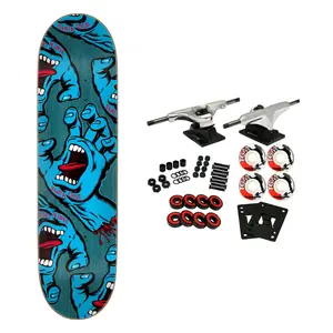 Santa Cruz Skateboard Complete Crowded Hand 8.25" x 31.83"