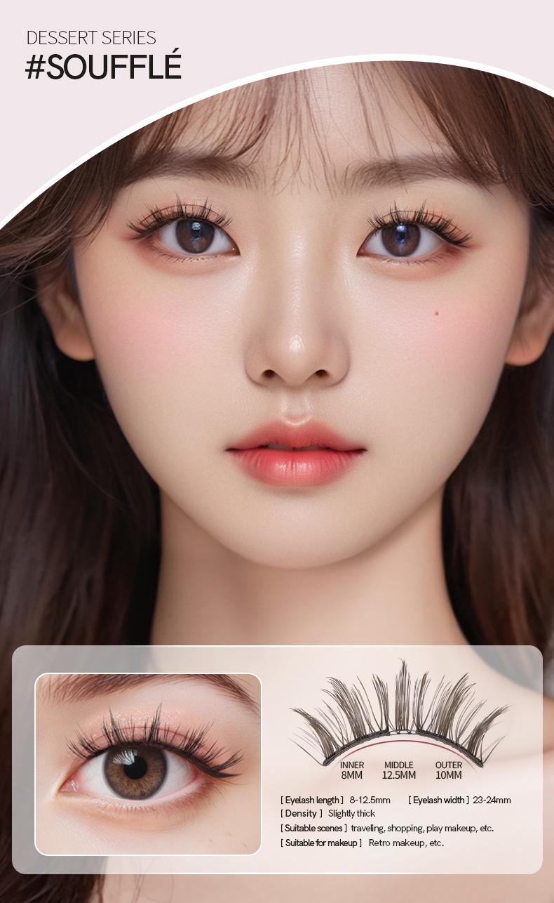 MAYSEEN Soft Magnetic Eyelashes, 11 Options, Eyelash Extensions with Applicator Kit, Reusable Magnetic Lashes, Glue-free, Waterproof, Lightweight, Fluffy Soft Magnetic Strip with Free Gifts: Eyelash Curler & Lash Setting Liquid, Gifts Pack, Cosmetic