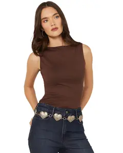 Shyanne Women's Bryn Heart Concho Belt - Sasp25bt8-Slvr