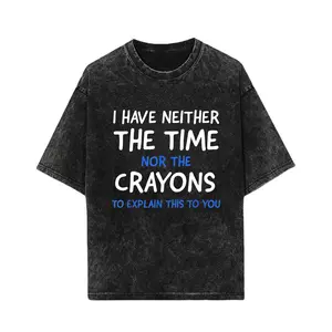 “Neither Time Nor Crayons Humor T-Shirt | Funny Communication Meme Tee”
