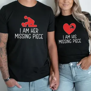Graphic Tee 1piece Funny Couples T-shirt, Couple Matching Shirt, Valentines Day Tee, Matching Valentine Shirt, Valentines Gift 1