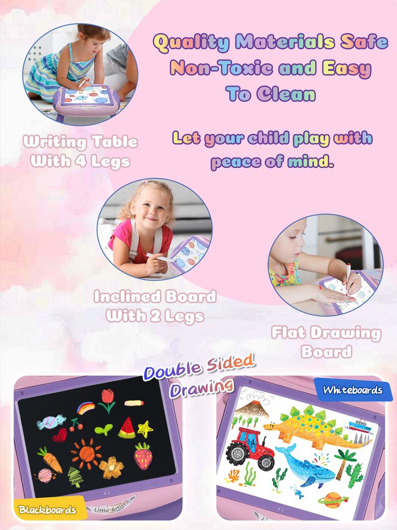 Egofuntoy Small Erasable Drawing Board Easel with Letters & Numbers for Kids Ages 1-2 Double-Sided Whiteboard for Watercolor & Math Learning Creative Gift Toys Children's Art Set Multifunctional Egofuntoy Small Erasable Drawing Board Easel with Letters & Numbers for Kids Ages 1-2 Double-Sided Whiteboard for Watercolor & Math Learning Creative Gift Toys Children's Art Set Multifunctional