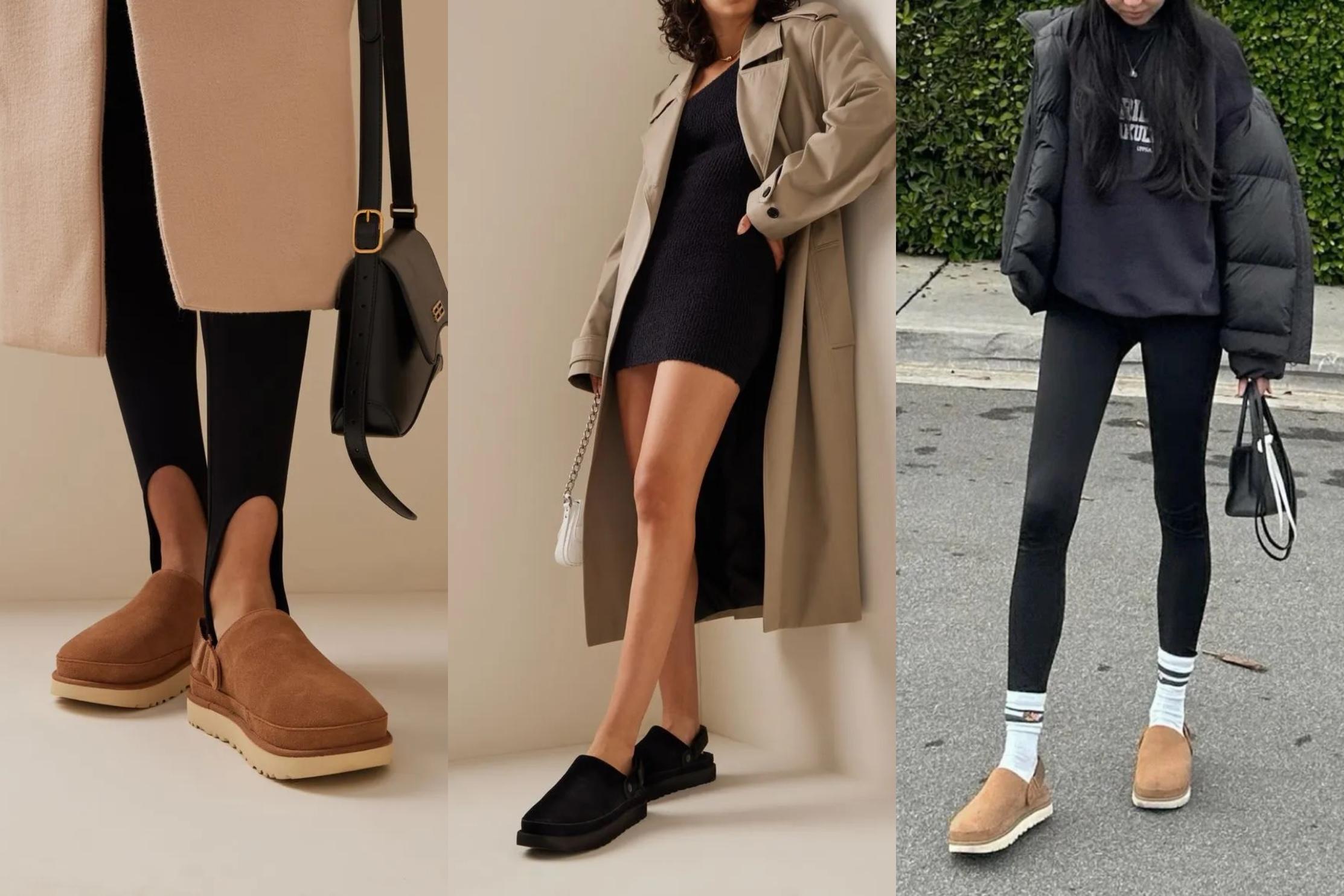 EVELLYHOOTD Women's Fashion 2-in-1 Suede Clogs with  Backstrap Non-slip  TPR Sole Adjustable Strap Casual  Comfort Footbed Slippers Mules Walking Shoes Gym Shoes for Daily Wear