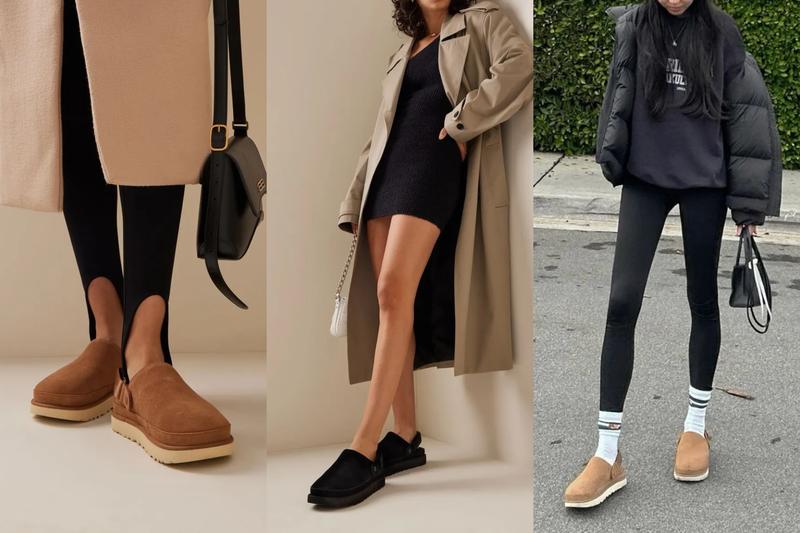 EVELLYHOOTD Women's Fashion 2-in-1 Suede Clogs with  Backstrap Non-slip  TPR Sole Adjustable Strap Casual  Comfort Footbed Slippers Mules Walking Shoes Gym Shoes for Daily Wear