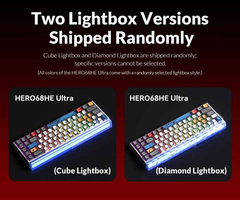 [New]AULA HERO 68 Ultra Aluminum Wired Magnetic Switch 65% Gaming Keyboard, RT 0.005mm, 8K Hz Polling Rate, Ultra-Fast Response, CNC Aluminum Body, RGB Backlight, Supports RS, SOCD,  MPT Functions(Comics White) Pro Gamer Design TikTokShopfalldealsforyou