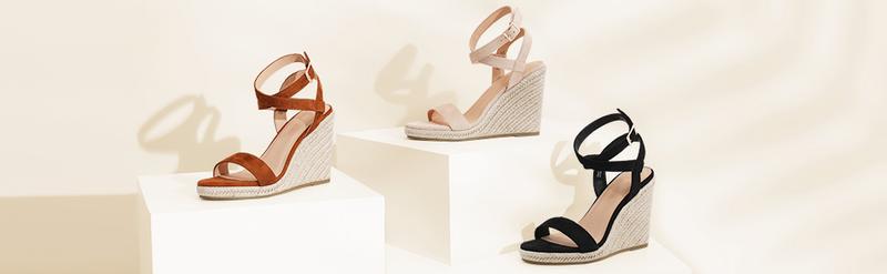 Dream Pairs Women's Open Toe Espadrille Platform Wedge Sandals Dream Pairs Women's Open Toe Espadrille Platform Wedge Sandals