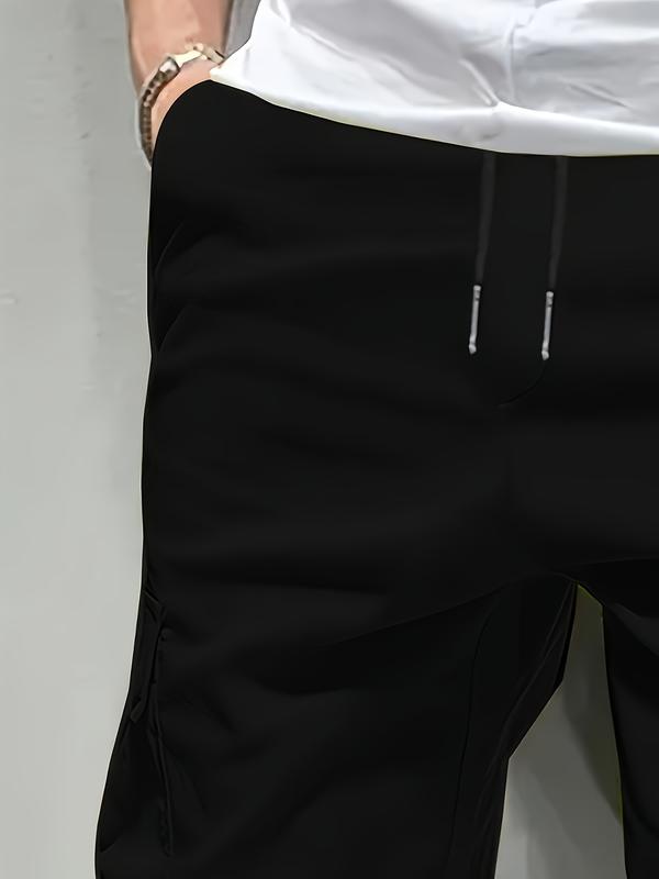 3-Piece Men's Shorts Set - Brown Black & Green - Slanted Pockets - Versatile Casual Wear - 3-Piece Bottoms for Everyday Use Menswear Overalls shorts men