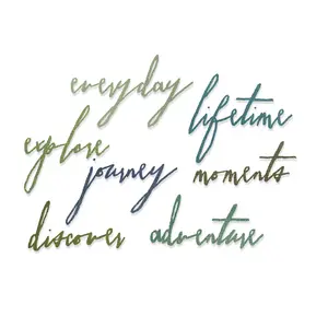 Sizzix Thinlits Dies 7PK - Handwritten Journey by Tim Holtz