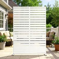 White Louvered Pattern