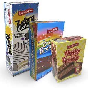 Little Debbie Mega Sized Cakes Combo Packs | Includes: Zebra Black & White Cakes / Cosmic Chocolate Brownies / Nutty Peanut Buddy Bars | 18 Total