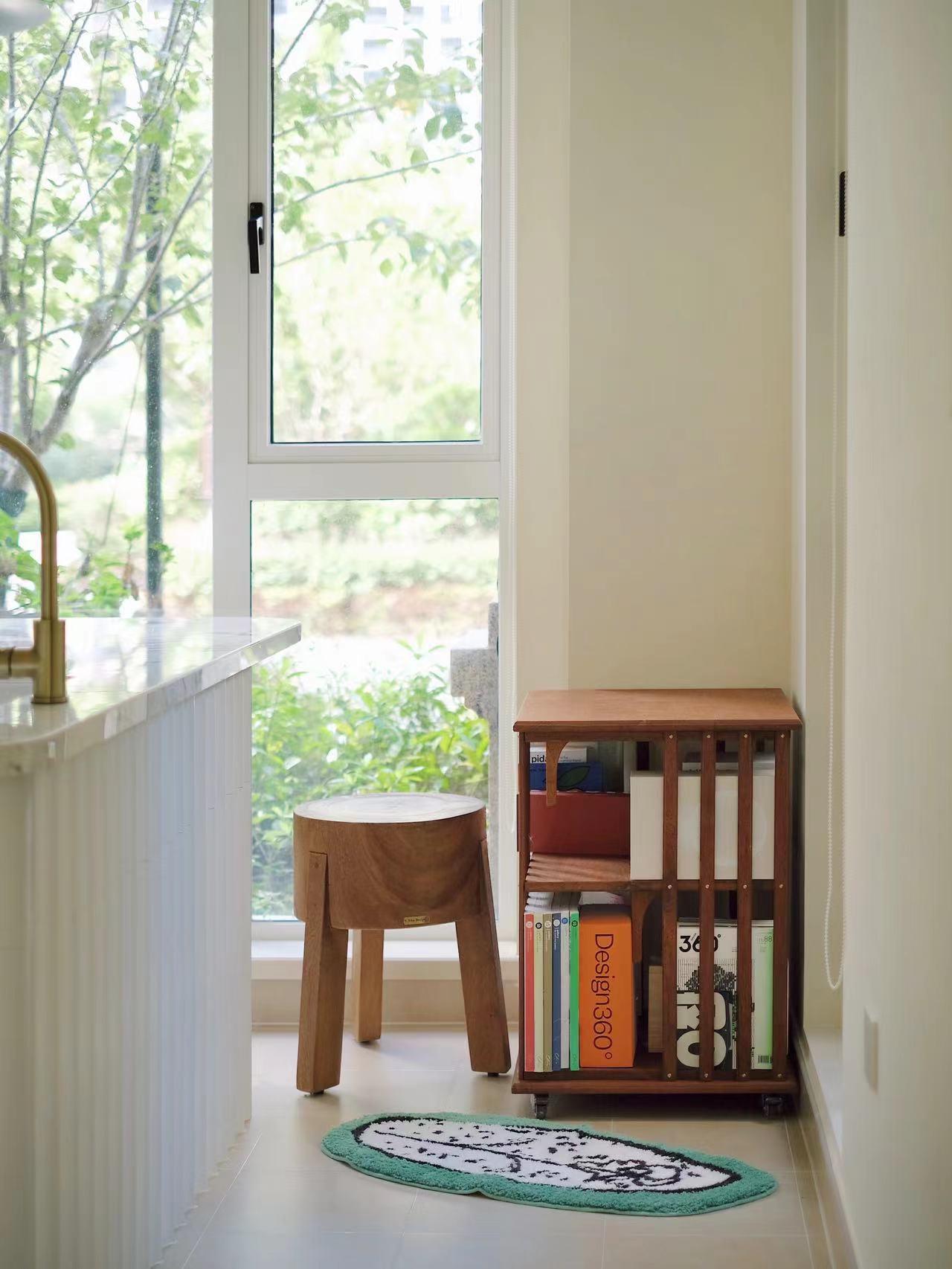 Cute Flower Rug, Green Floral Rug 1 Piece Non-Slip Bathing Mat, Soft Absorbent Bathroom Bedroom Doormat, Living Room Rug, Home Decor tufted