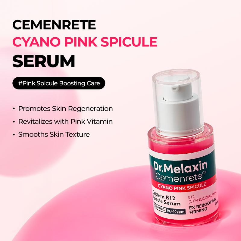 [Dr.Melaxin Official] Cemenrete Cyano Pink Spicule line | Lifting, Brightening, Dark Circles, Hydration | Korean Cosmetics