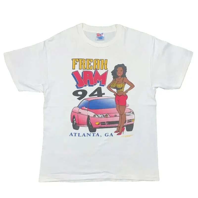 Rare Vintage 94 Freaknik Atlanta T-shirt Casual Classic #   Cotton T-shirt #   Graphic T-shirt #   Men's T-shirt #   Casual Streetwear Top