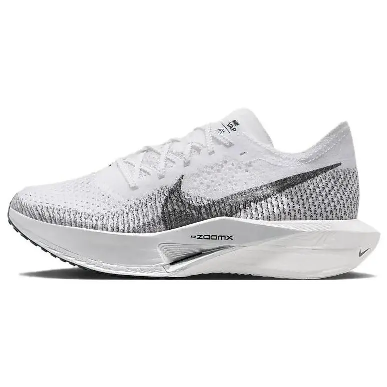 NIKE Women's Lightweight ZoomX VaporFly Next% 3 Running Shoe, 'White Particle Grey' Sneaker, Sports Shoes, Footwear, Athletic, Mesh, Lace-Up, Narrow Fit, True Size