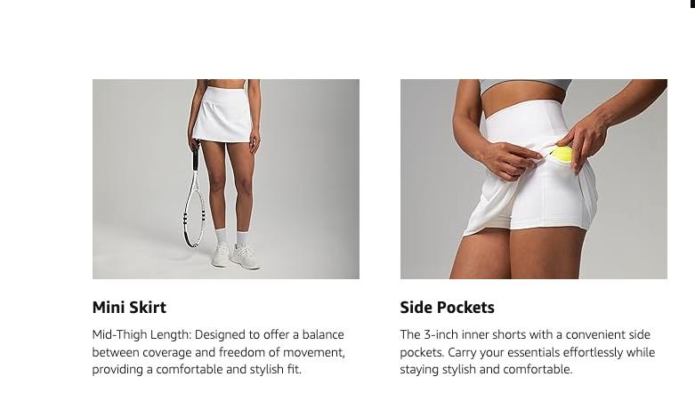 Colorfulkoala Women's Dreamlux High Waisted Tennis Skirts with Built-in Shorts & Pockets, Lycra, Premium Stretch Fabric, Suitable for All Seasons Activewear Outdoor Colorfulkoala Women's Dreamlux High Waisted Tennis Skirts with Built-in Shorts & Pockets, Lycra, Premium Stretch Fabric, Suitable for All Seasons Activewear Outdoor