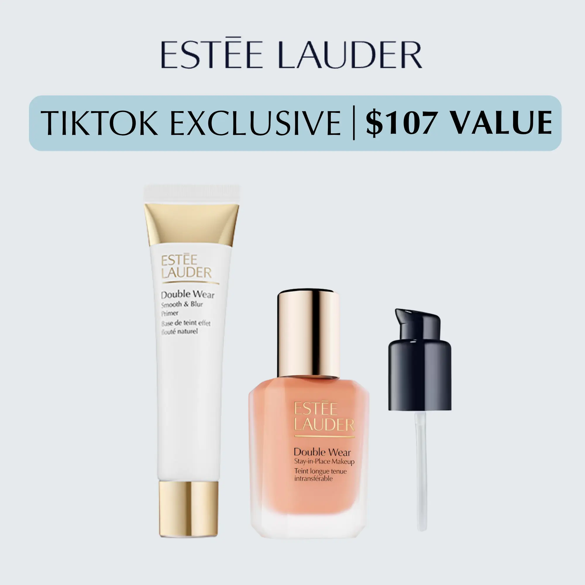 [Estée Lauder] Double Wear Flawless Base Bundle | Double Wear Set | Oil Control | Long Lasting Foundation Set