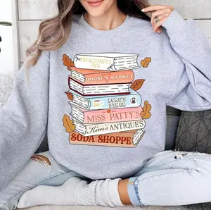 Gilmore Girl Books Sweatshirt, Stars Hollow Sweater