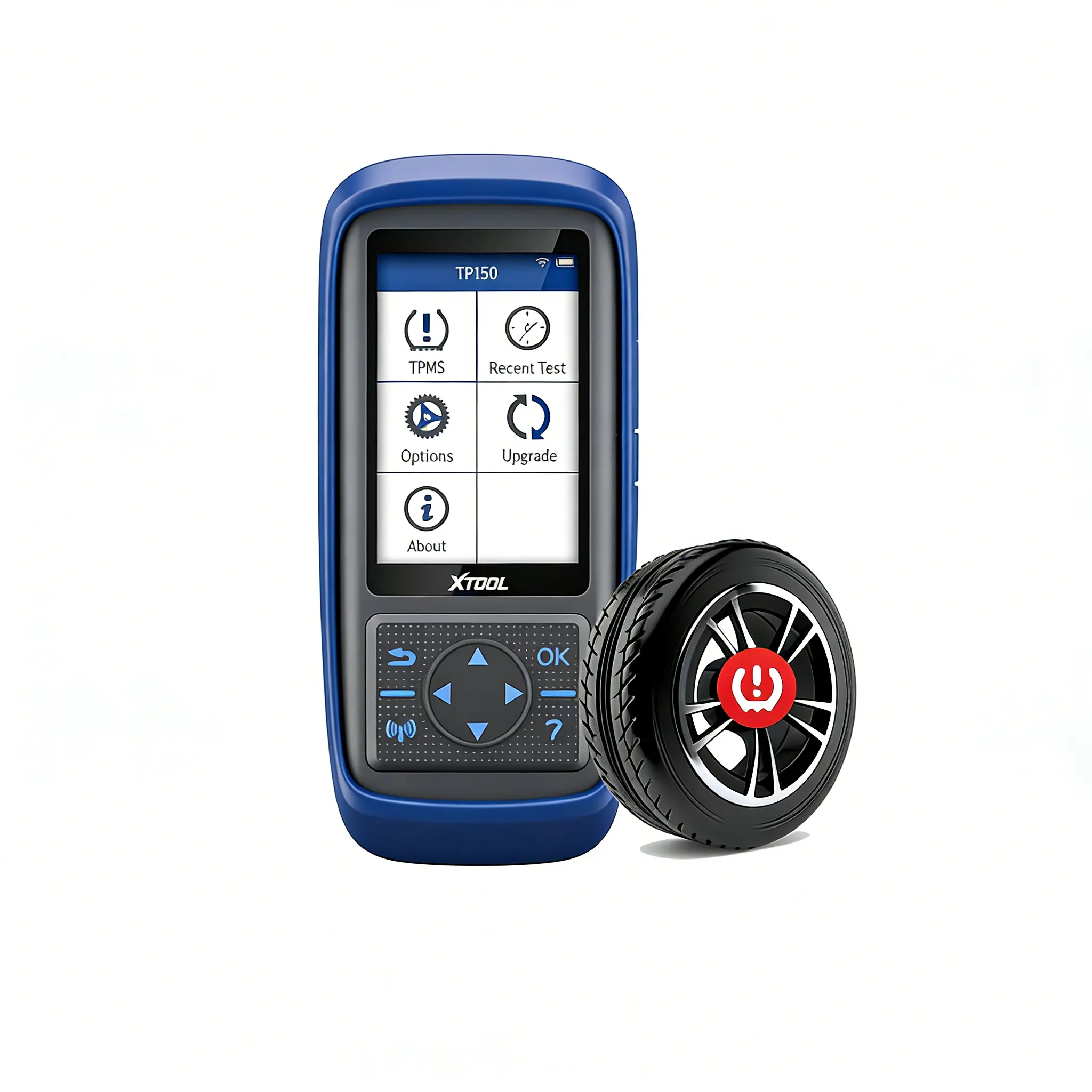 [Summervibes] XTOOL TP150 TPMS Programming Tool, 2026 TPMS Relearn Tool, Activate/Relearn/Diagnosis All Known TPMS Sensors, Program TS100 Sensors (315/ 433MHz), TPMS Reset Tool TPMS Programmer fathersdaygift,father'sdaygifts,car accessories