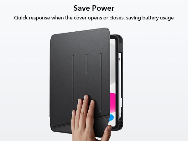 ESR for iPad A16/10th Gen Case, iPad Pro 11/13 inch& iPad Air 11/13 inch Case, Ultra-Stable Case with Pencil Holder, Multi Stand Angles, Flip Magnetic Series