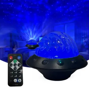 USB-Powered Aurora LED Projector Night Light/Atmosphere Bedroom Night Light/USB-Powered Multicolor Aurora Projector/No Remote Control for Light Adjustment, Very Suitable for Parties, Stages/Living Rooms/Offices/Bedrooms/Game Rooms/Christmas Light