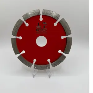 5” Concrete Crack Chaser – Premium Diamond Tuck Pointing Blade (.375" V-Shape)