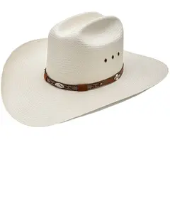 Stetson Unisex Rodeo Natural Cattleman Straw Cowboy Hat - Ssrdeo-664281