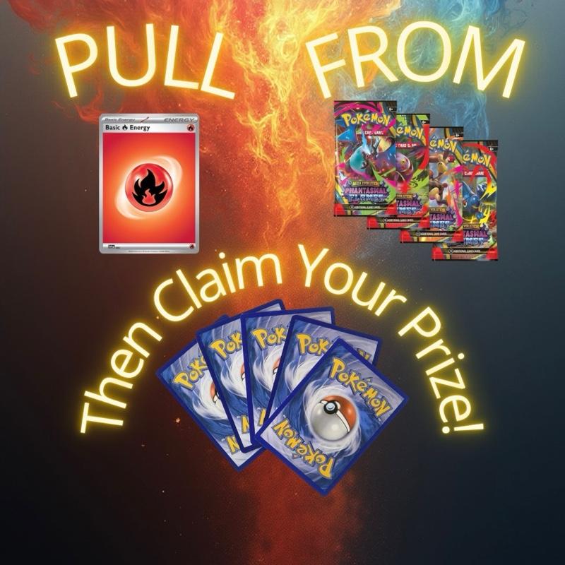 Collectible Fish’s FLAMING Phantasmal Flames Booster Packs (LIVE RIP)