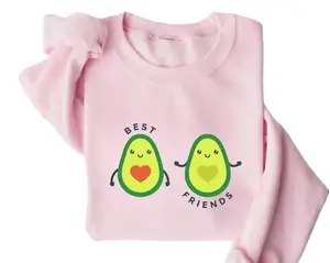 Made In USA Best Friend Sweatshirt, Besties Matching Outfit, Cute BFF Clothing Style, Friendship Graphic Apparel, Birthday Gift Idea, For Men For Women