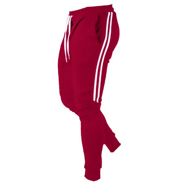 Men's athletic jogger pants with multiple colors and side stripes, casual sporty style versatile enough to pair with any top. Soft and skin-friendly fabric keeps you comfortable all day long, perfect for activewear enthusiasts, runners and gym goers, as w
