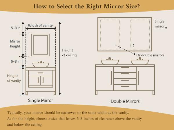 TETOTE LED Bathroom Mirror with Front & Back Lights, Stepless Dimming, 3 Light Colors, Anti-Fog & Smart Memory, Shatterproof Tempered Glass, Plug-in/Hardwired