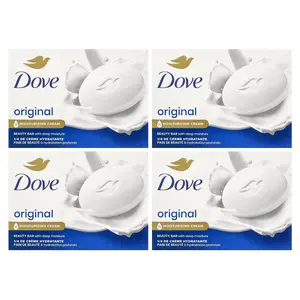 Dove Beauty Bar Soap with Deep Moisture, Original, 4 Bars, 3.75 oz (106 g) Each Dove Beauty Bar Soap with Deep Moisture, Original, 4 Bars, 3.75 oz (106 g) Each