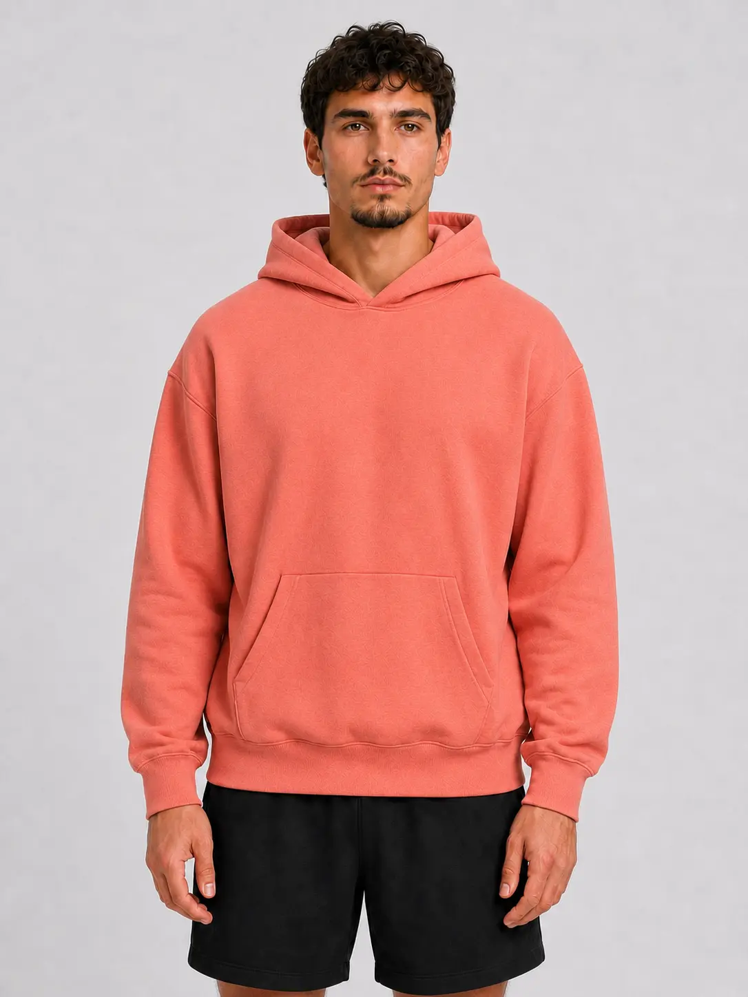 Unisex Pullover Hoodie, Heavyweight Soft Brushed Fleece Long Sleeve Relaxed Fit Casual Streetwear Loungewear Basic Top