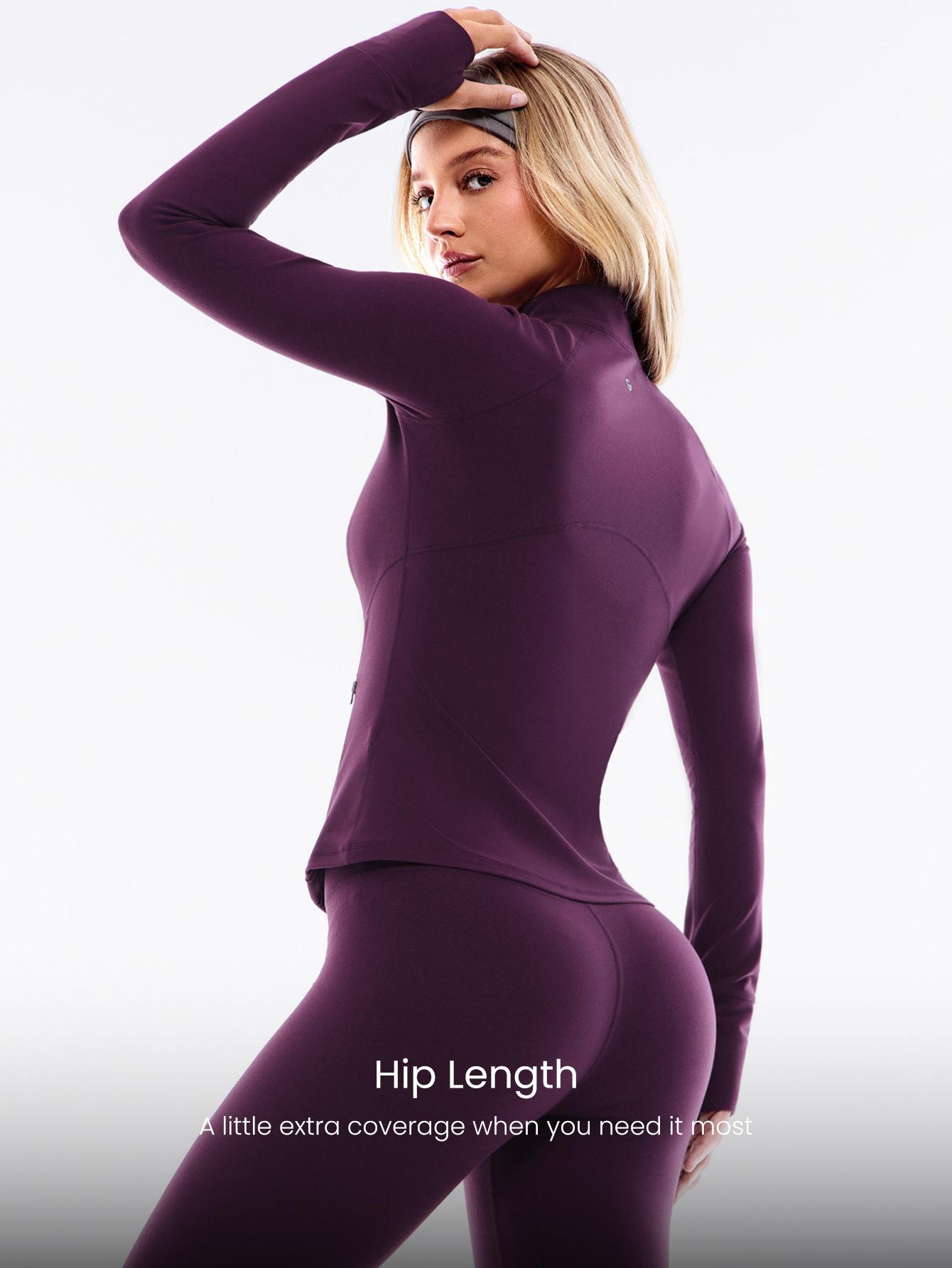 GLOWMODE 2PCS Slim-It BBL Jacket and 31" Flare Leggings Daily Set