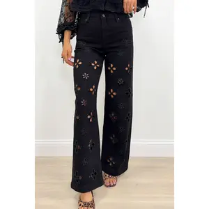 Petal Perfect By Denim BAR - Wide Leg Jeans