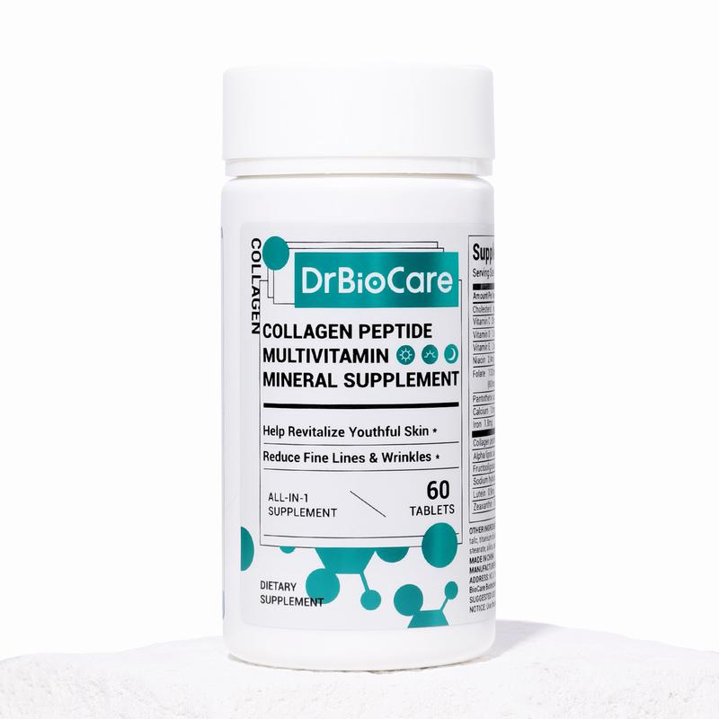 DrBioCare Collagen, Vitamin & Mineral, Contains Vitamin d3, Vitamin C, Probiotics,Vitamin E, Vitamin b & Multivitamin Healthcare Supplement Edible Fitness