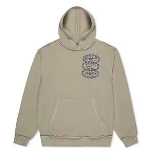 Linked Up Reverse Stitched Hoodie (Khaki)