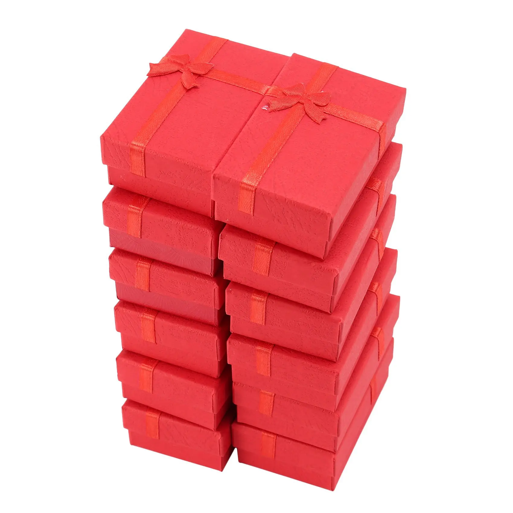12pcs Gift Boxes Bulk - High Quality Paper Jewelry Boxes, 1.9x3.1x0.9in Random Color, Great for Jewelry Displays, Small Automotive & Motorcycle Transport Storage Supplies