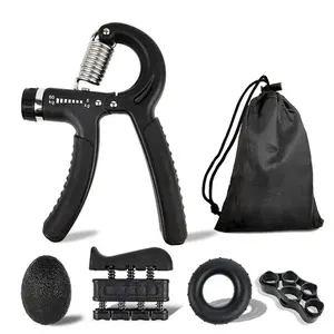 Adjustable Finger And Forearm Strengthening Kit - Improve Grip Strength And Flexibility With Resistance Hand Grippers