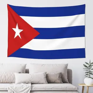 Cuba Flag Wall Hanging Tapestry 60x40 Inch Cuban Flags Wall Hanging Tapestry for Bedroom Living Room Dorm