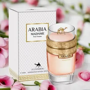 Le shameau Arabia Madame Perfume for Women - 100ml Oriental Scent with Musk & Golden Oud Notes - Luxurious & Daring Fragrance