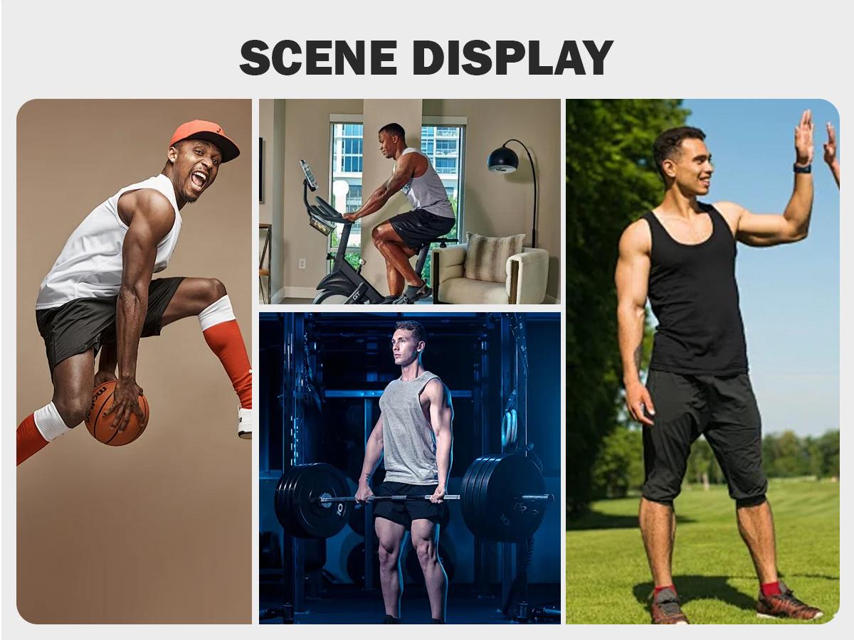 STREVATE Men’s Wide Strap Ribbed Tank Top, High Stretch Breathable Muscle Tank, Heavyweight Drapey Fit Gym & Casual Sleeveless Shirt STREVATE Men’s Wide Strap Ribbed Tank Top, High Stretch Breathable Muscle Tank, Heavyweight Drapey Fit Gym & Casual Sleeveless Shirt