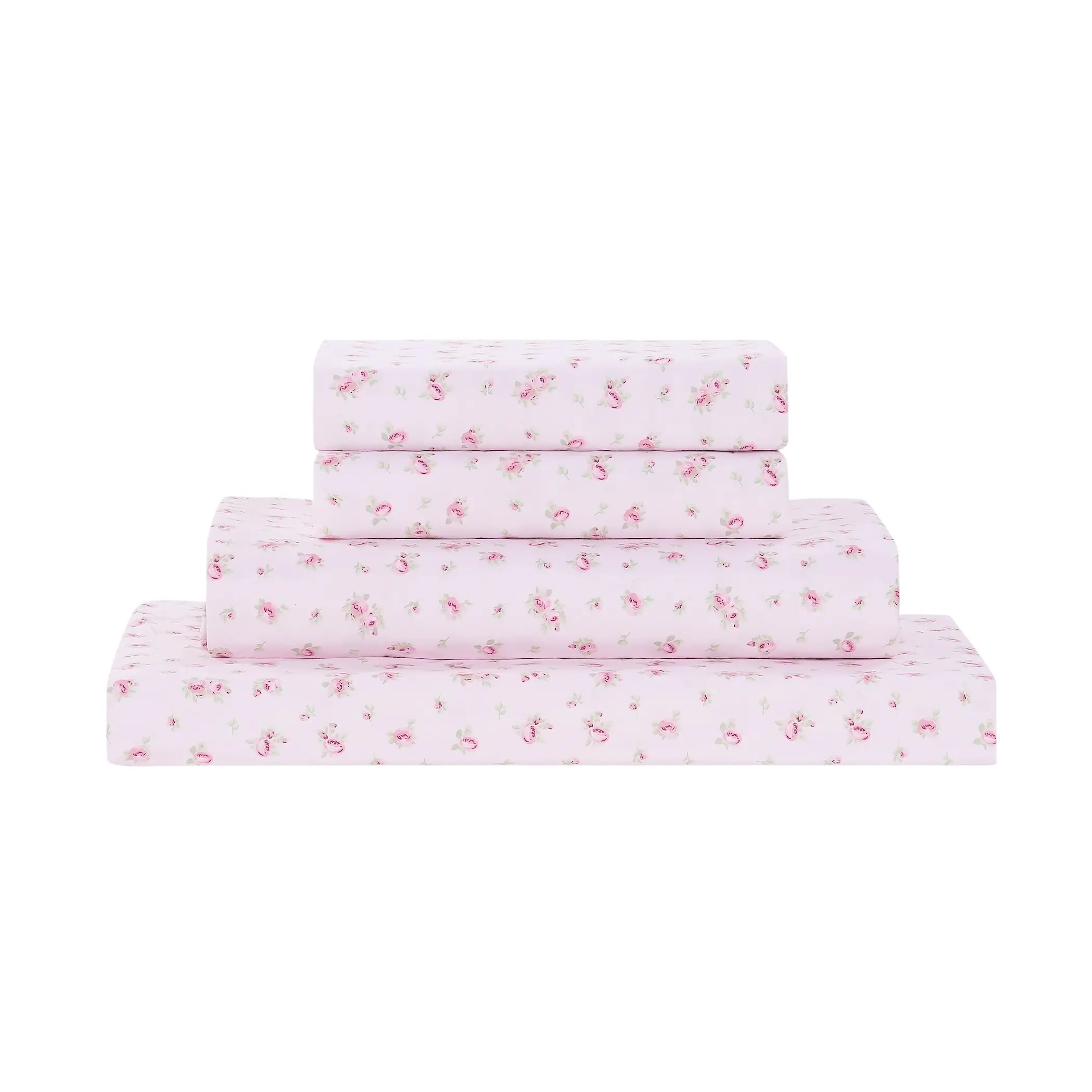 Modern Threads Floral Microfiber 4-Piece Sheet Set, Sweet Rose Blush, Full Size Bedding Sheets & Pillowcases, Floral Sheets, Microfiber Bed Sheets