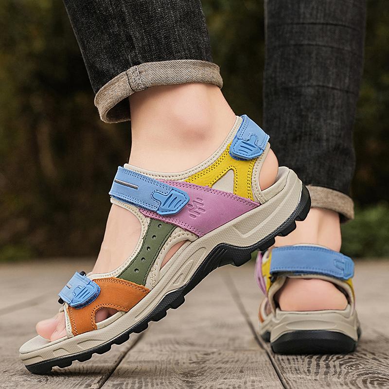 Women's Adjustable Strap Sport Sandals Breathable Cutout Design Textured Non Slip Sole Comfort Outdoor Casual Footwear