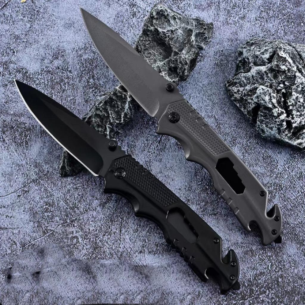 Christmas gift | Stainless Steel Multi-Function Folding Knife High Hardness Sharp Portable Fruit Knife Durable for Outdoor Camping and Tactical Use,OutdoorFun,Halloween Gift