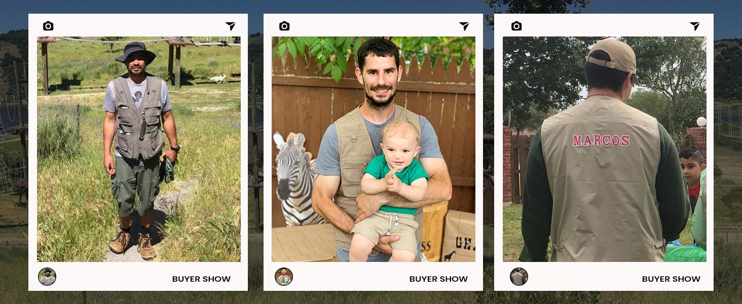 Gihuo Men's Fishing Vest Utility Safari Travel Vest with Pockets Army Green Beige Sleeveless Gilet Lightweight Breathable Waterproof Quick Dry Multi Pockets Casual Menswear Outdoor Tops Wetsuit Plain Shortsleeve Gihuo Men's Fishing Vest Utility Safari Travel Vest with Pockets Army Green Beige Sleeveless Gilet Lightweight Breathable Waterproof Quick Dry Multi Pockets Casual Menswear Outdoor Tops Wetsuit Plain Shortsleeve