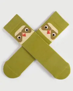 Semibold Wonder Parrot Crew Socks