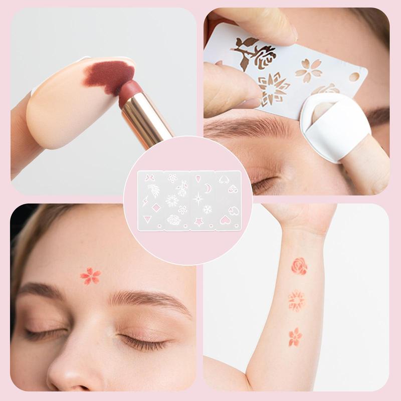 Makeup Brushes 21 Pcs Double-ended Kabuki Brush Travel Makeup Brushes for Foundation Powder Concealers Eye Shadows Makeup Tools Set with LED light Mirror (Pink)