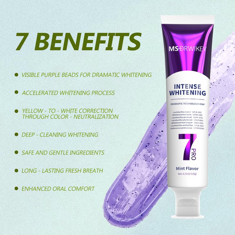 CEELIKE｜MSDRWIKEY  Oral Care Set SP-6 Probiotic Toothpastes Brightening Formula with Probiotics & Oral Spray for Long Lasting Fresh Breath