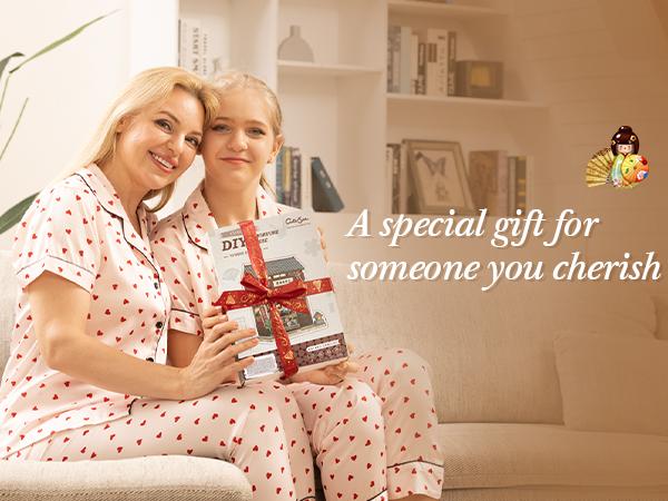 CUTEBEE Japanese Fan Shop Dollhouse Kit | Handmade 3D Wooden Miniature House Decor | Perfect Black Friday & Holiday Gift for Adults and Teens