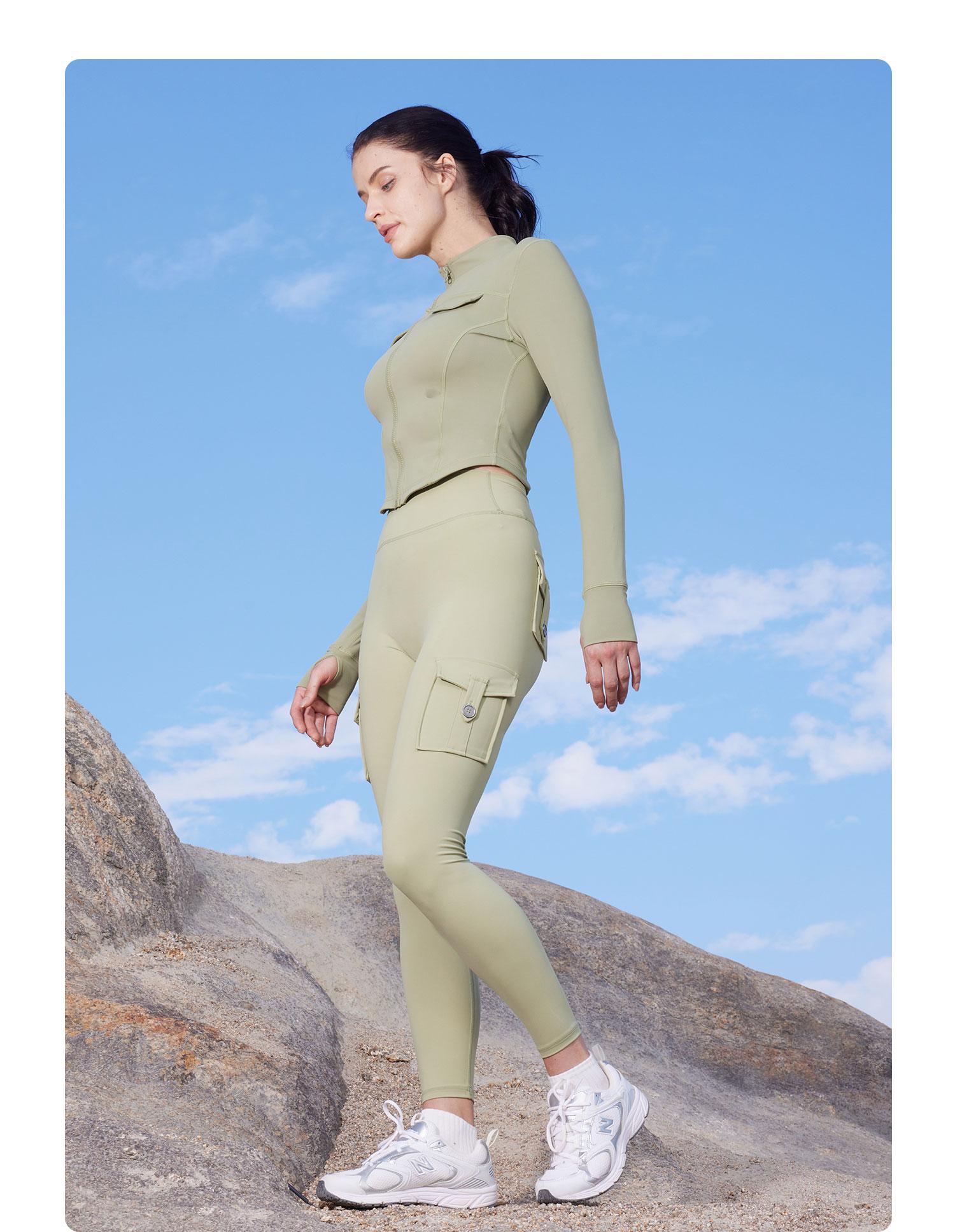 YEOREO CoreFlex High Waisted Cargo Leggings Seamless Scrunch Butt Lifting Tummy Control Shaping Training Yoga Gym Fitness Tights